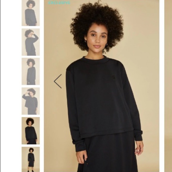 FILA Tops - NWT BANDIER x FILA Long Sleeve Crop Top Sweatshirt